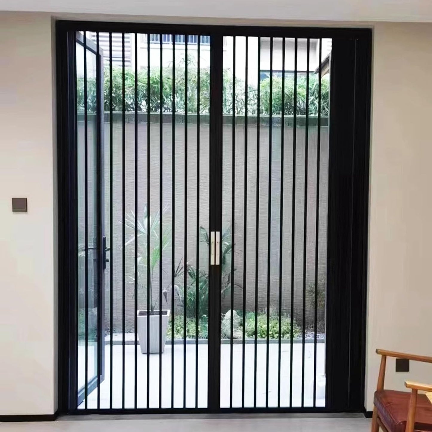 Folding Accordion Double Door Screen