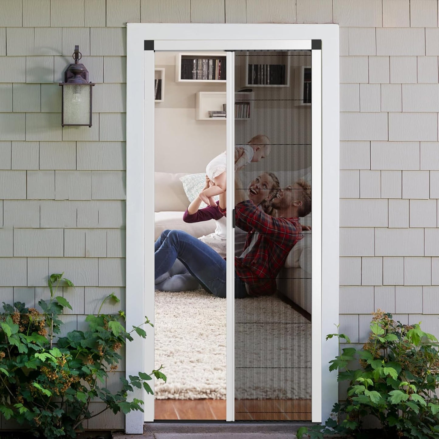 Single Door Retractable Fly Screen