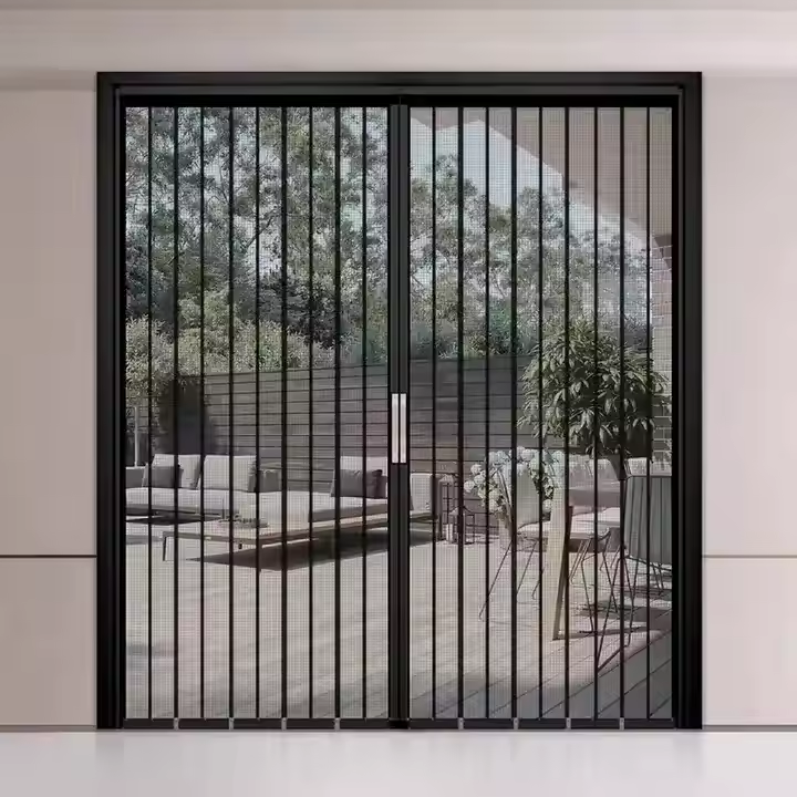 Folding Accordion Double Door Screen