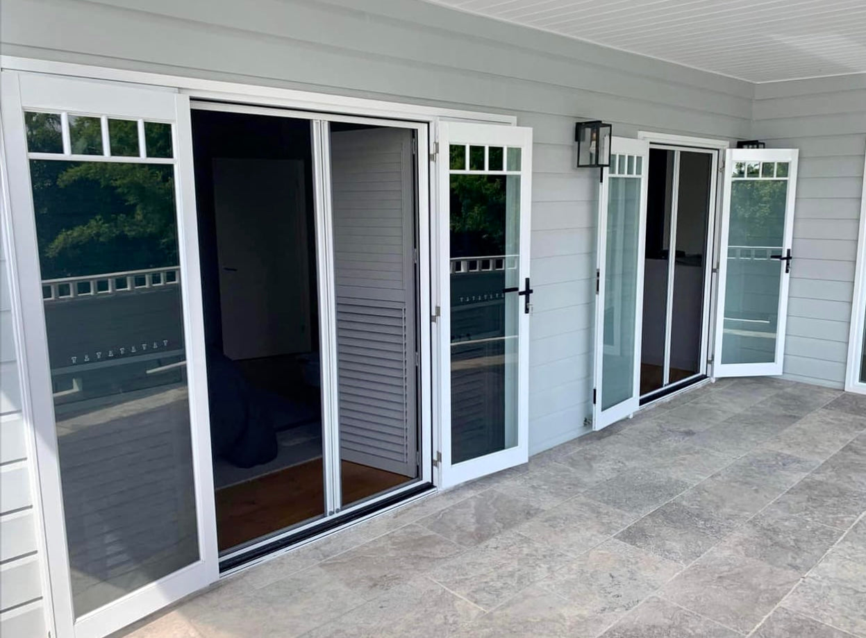 Double Door Retractable Fly Screen